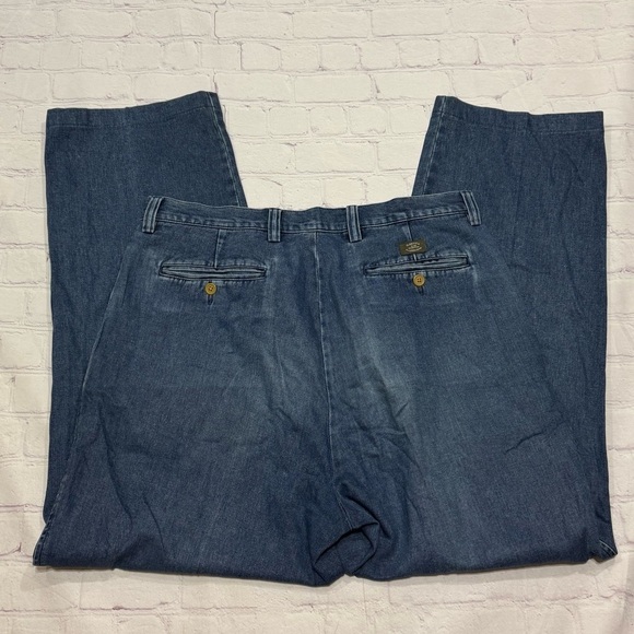 NAUTICA Jeans men’s blue denim slacks relaxed fit Vintage 80s 90s Size 36x34 EuC - Picture 4 of 14